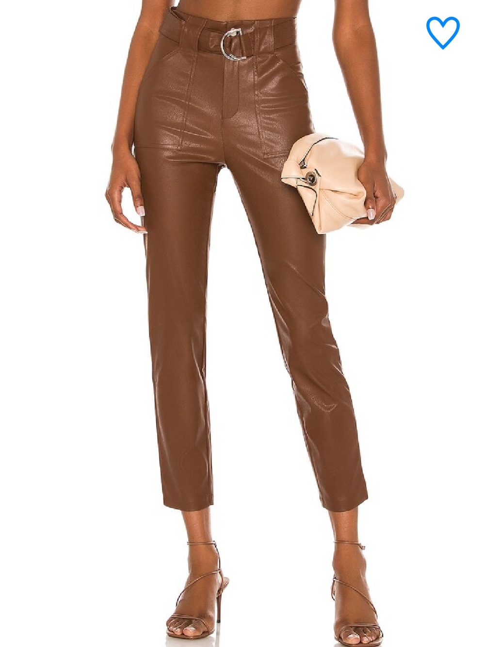 superdown chanice buckle faux leather pant NWOT